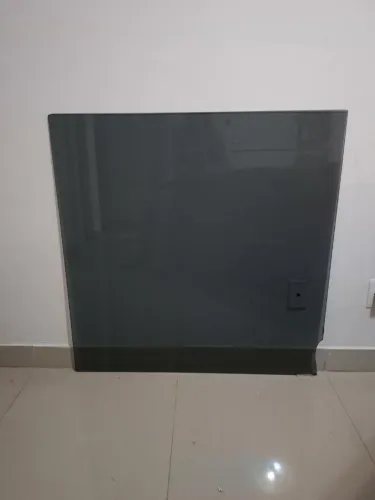 Tampo de Mesa de Vidro Fumê Quadrado 1,20 x 1,20