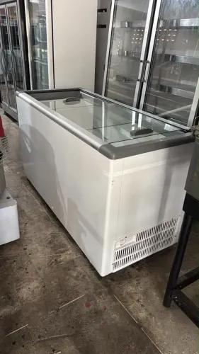 Freezer de 500 litros tampa de vidro da fricon