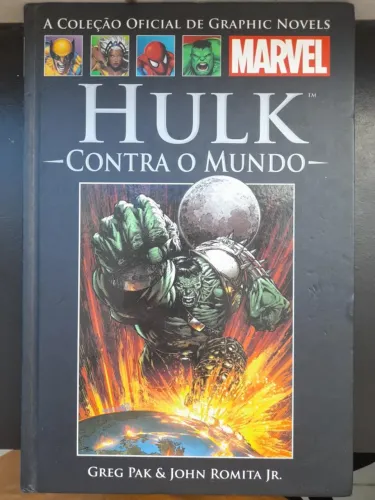 HQ Hulk: Contra o Mundo ? A Coleção Oficial de Graphic Novels Marvel (Salvat) - Usado