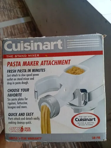 Extrusor de massas para Batedeiras, da marca Cuisinart
