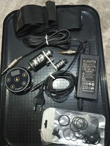 Kit Máquina de Tatuagem X13 +Fontes