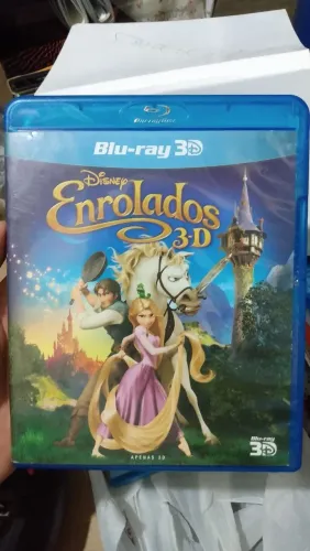 Filme bluray original enrolados 3D. 