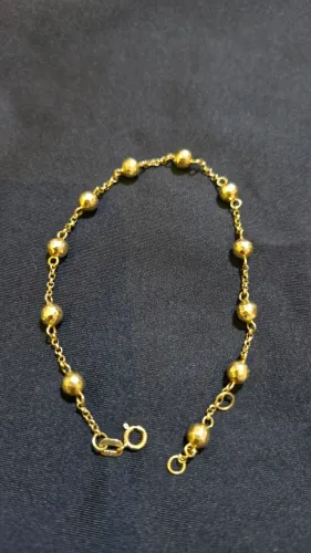 Pulseira feminina ouro 18k