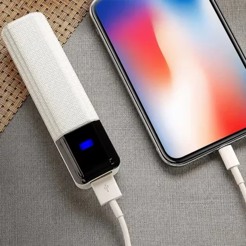 Mini Power Bank 2600 mAh Portátil - Compacta para o Dia a Dia
