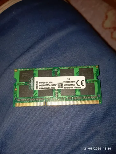 Memória RAM de notebook 8 GB DDR3