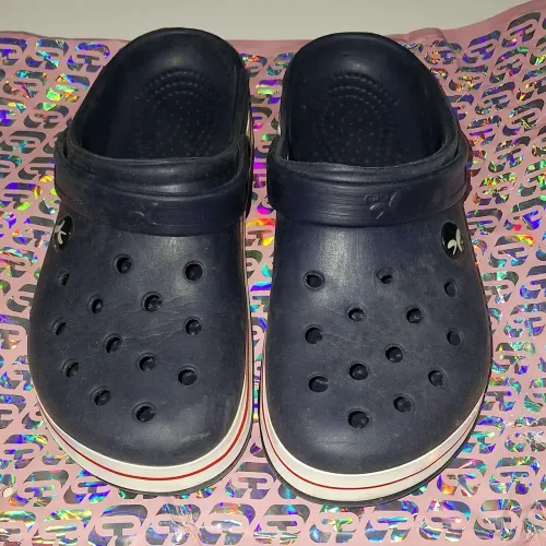 Sandália Chinelo Babuche Kemo (estilo Crocs) Azul Marinho Tamanho 37/38