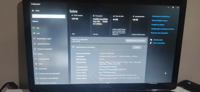 Notebook Dell 100$
