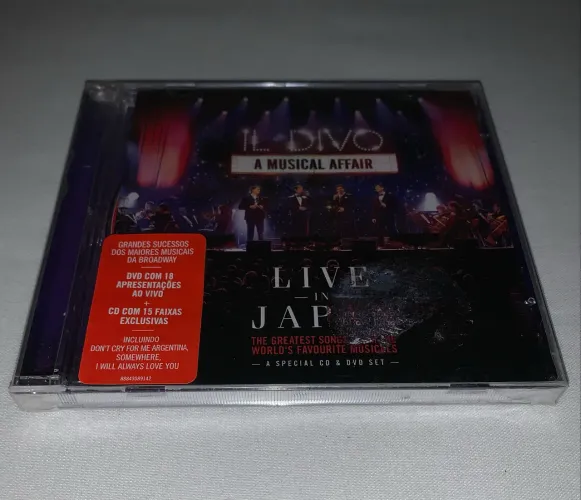 Cd IL Divo Musical Affair Live In Japão Lacrado raro