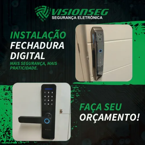 Instalação Fechadura Eletrônica Inteligente