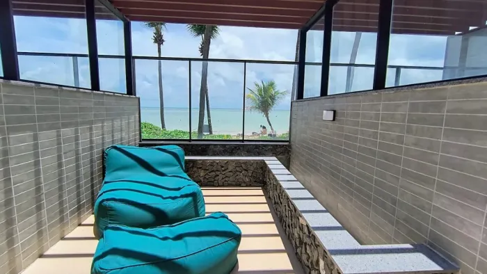 STUDIO GARDEN PÉ NA AREIA | VISTA DEFINITIVA PARA O MAR