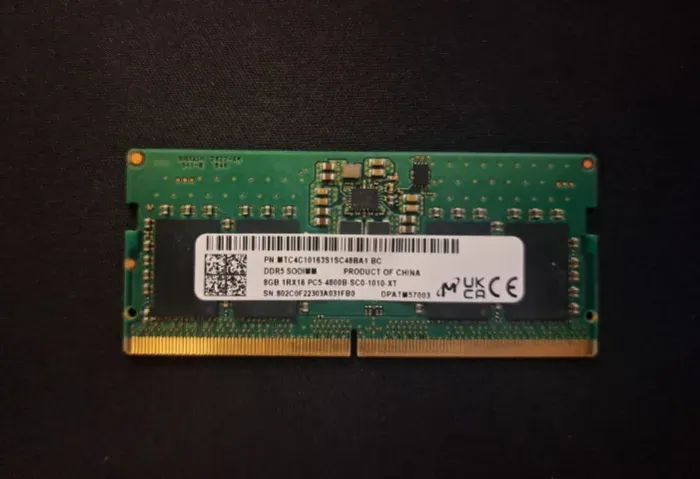 Memória RAM 8GB DDR5 4800mhz (Original Acer Nitro 5)