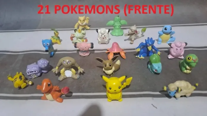 Pokemons miniaturas Guaraná ao todo 33