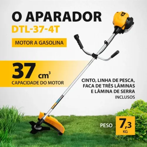 ROCADEIRA GASOLINA 4 TEMPOS 37 CC DENZEL ( NOVA)
