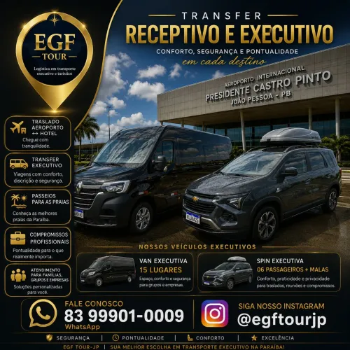 Passeios, Transfer executivo e turístico, Compromissos profissionais. Praias, Aeroporto,