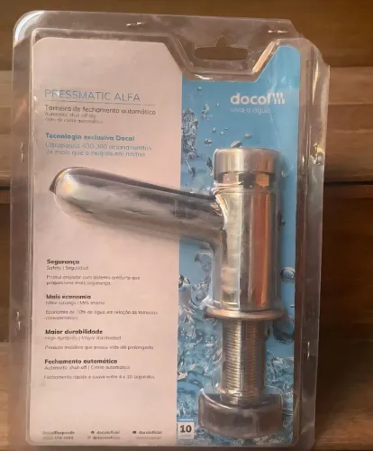 Torneira para Lavatório Alfa Pressmatic - DOCOL