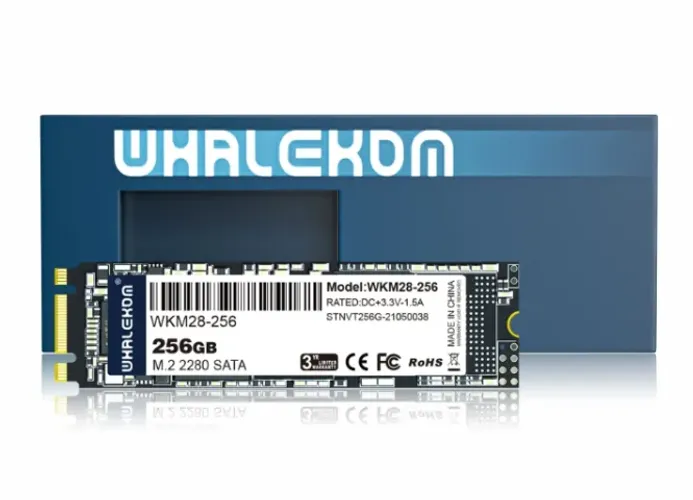SSD Whalekom WKM28-256 - M.2 SATA 2280 SSD - 256GB Solid State Disk