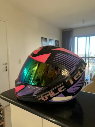 Capacete Race Tech com 2 viseiras