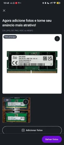Ram DDR5 sodimm 4800