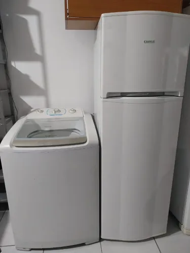 Combo geladeira frost free e máquina 12 kg posso entregar