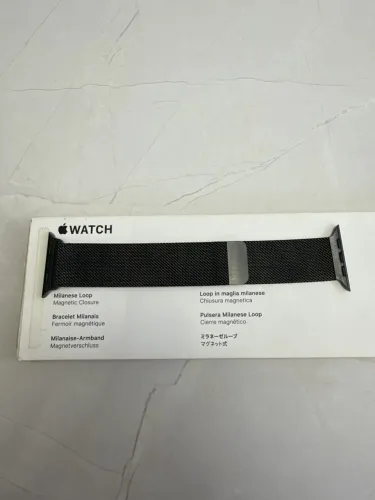 Pulseira Apple Watch Milanês Preto 46mm Original