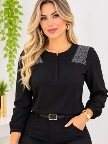 Blusa manga longa M