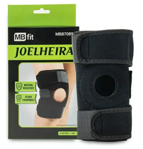 Joelheira esportiva ortopédica 