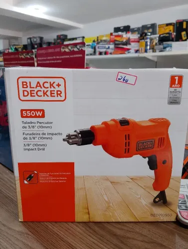 Furadeira 10mm 1/8 550w blackdecker