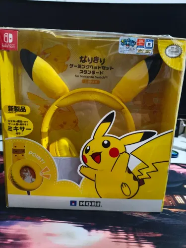 Headset Hori edição Pikachu único no Brasil