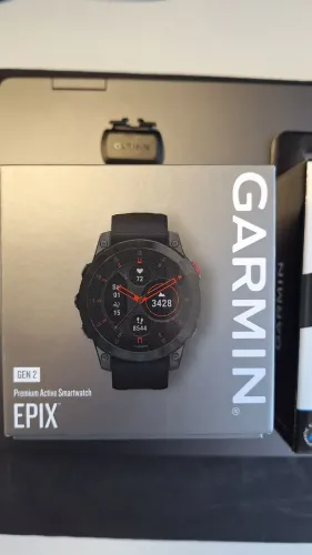 Garmin Epix Gen 2 + HRM-Run + Combo de Pulseiras e Acessórios