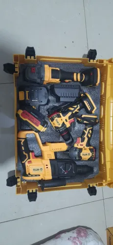 Kit Multi Ferramentas 4 em 1 21v sem fio 2 baterias
