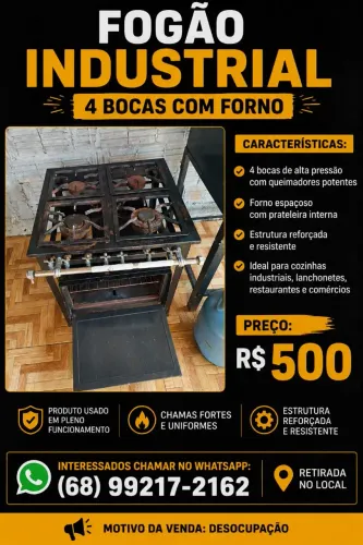 Fogão industrial
