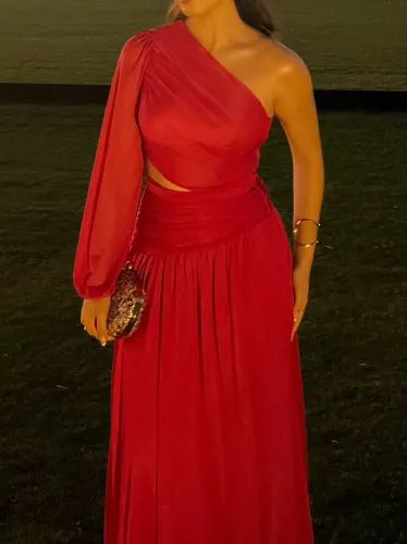 Vestido pink longo festas