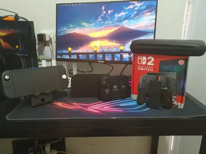 Nintendo Switch 2 + Donk Kong Bananza ou Controle Nyxi Hyperion 3