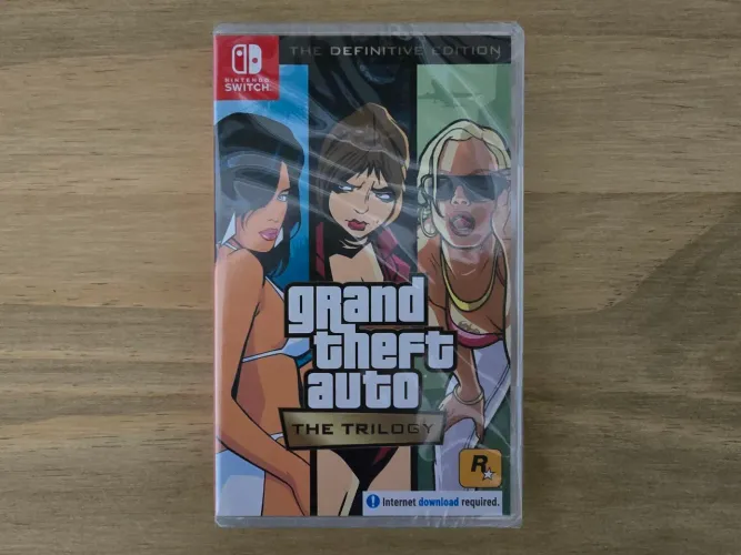 Jogo GTA Grand Theft Auto Trilogy Nintendo Switch Novo Lacrado