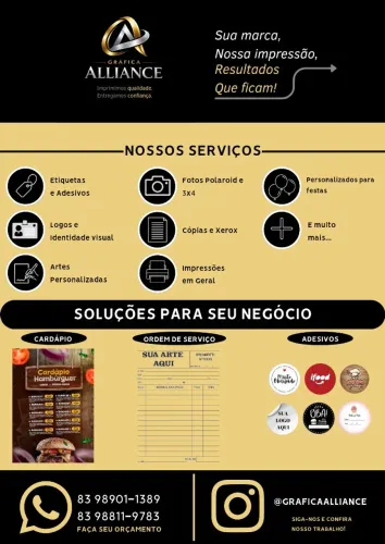 Gráfica e Personalizados no Valentina
