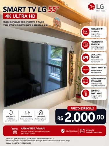 Tv 55 polegadas LG