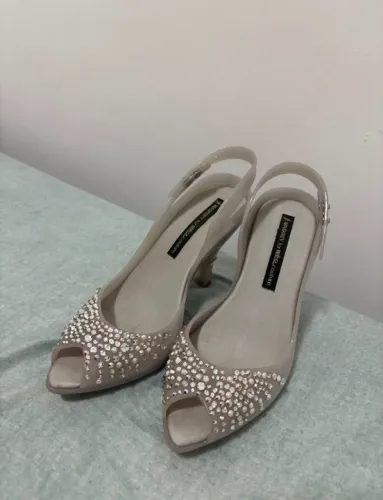 Sandália Melissa Swarovski maskrey salto