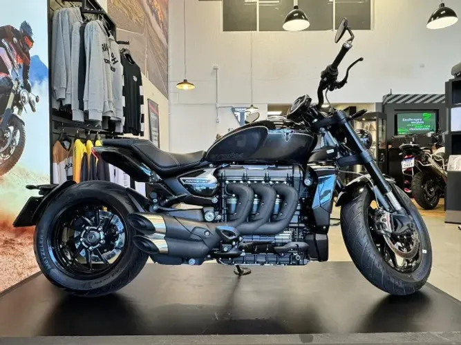 ROCKET 3R EM ESTADO DE ZERO KM IMPERDIVEL MOTO DE TEST RIDE