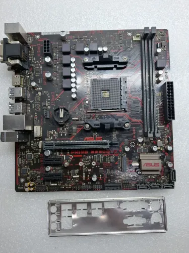 Placa Mãe AMD PRIME B350M-E AM4 (com defeito)