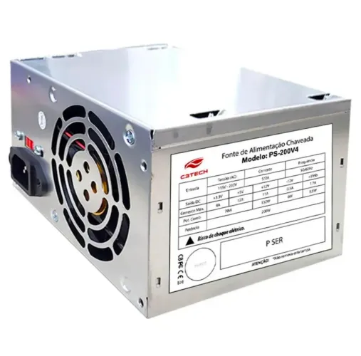 Fonte De Alimentação PC 200w Atx (Nova)