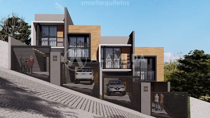 Sobrado de Alto Padrão, com 2 suítes e amplo espaço nos fundos, no bairro Escola Agrícola