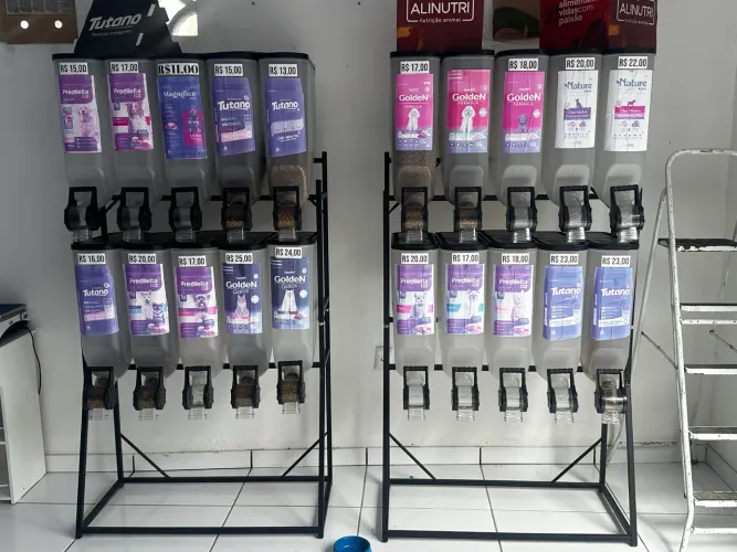 Dispenser de Ração / Petbox / Expositor 