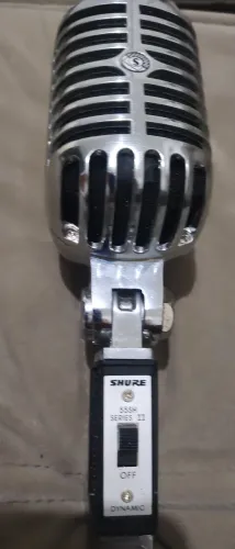 Microfone Retrô shure 555h series