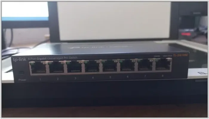 Switch TP-Link TL-SG108E - 8 Portas Gigabit | Excelente Estado