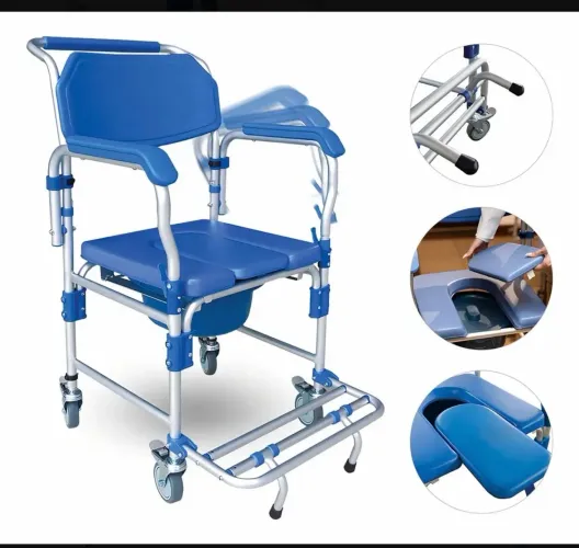 Cadeira De Banho Dellamed D60 Alumínio 150kg Nova Na Caixa