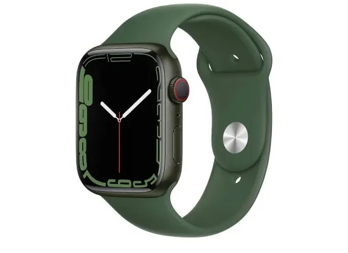 Apple Watch Series 7 (GPS), Caixa em alumínio verde de 41 mm