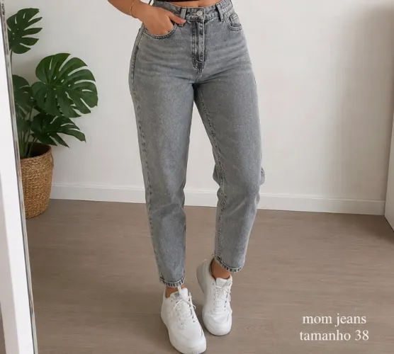Calça Mom Jeans 38