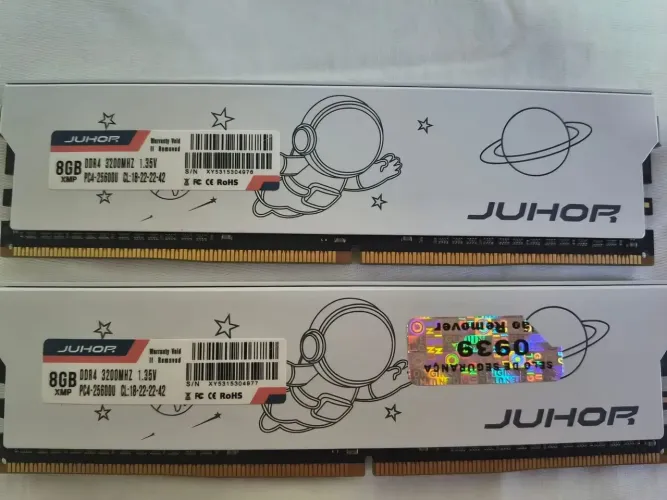 Memórias RAM DDR4 Juhor 2 x 8GB (16GB) 3200HZ