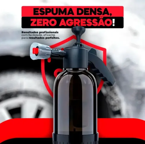 Pulverizador Snow Foam Manual - Lavagem Profissional em Casa!