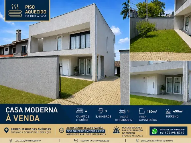 Sobrado Alto Padrão | Jardim das Américas | Curitiba